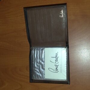 Prince Garfner Genuine Calfskin Men's Bifold Wallet